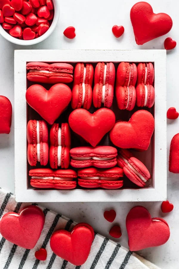 Heart Shaped Macarons