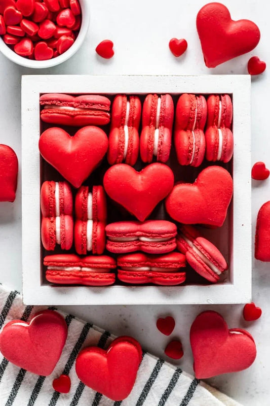 Heart Shaped Macarons